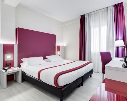 Choose the services of the comfort room for your stay in Cassino-Hotel Rocca