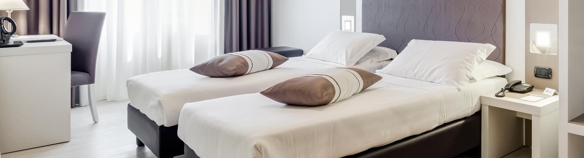 Comfortable rooms at Cassino 4 star Best Western Hotel: hotel Rocca