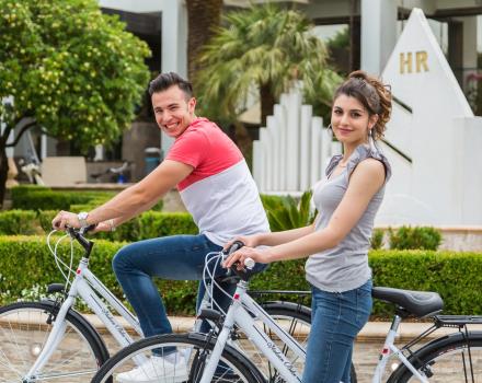 Take our free bikes and go at the discovery of the territory: Best Western Hotel Rocca
