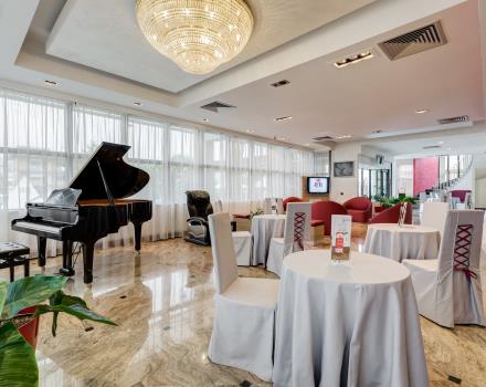 Rilassati nelle aree comuni del Best Western Hotel Rocca a Cassino