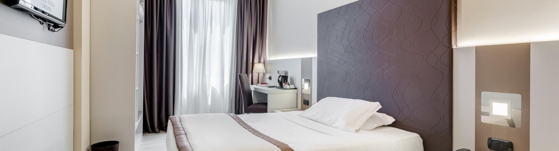 Se viaggi da solo, scegli il comfort della camera singola del Best Western Hotel Rocca a Cassino